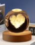 3D Crystal Ball – Cloud Love Shape (7 Color Base)